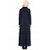 Casual abaya- Navy-Blue